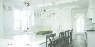 Refaced kitchen — shaker door profile