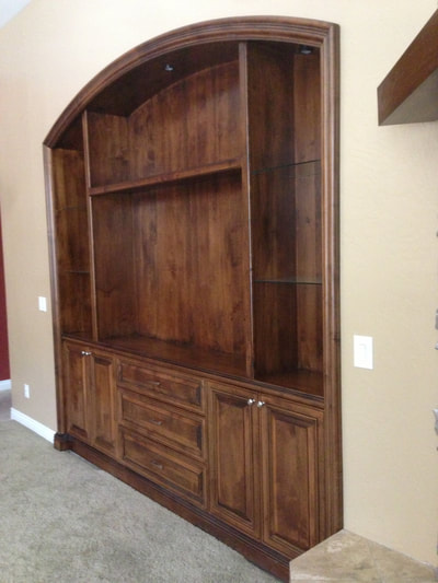 Entertainment center built-in